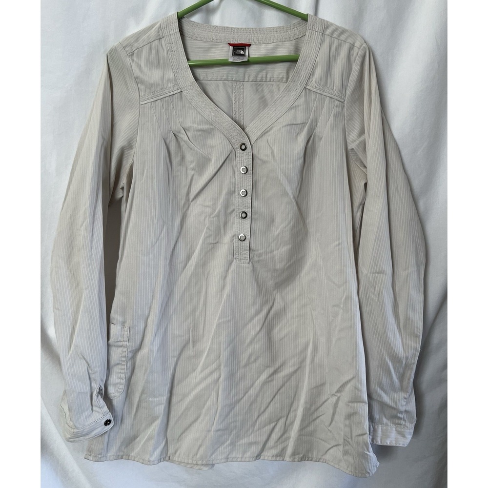 The North Face Leavenworth Tunic Womens Beige Sz Large Lightweight Casual